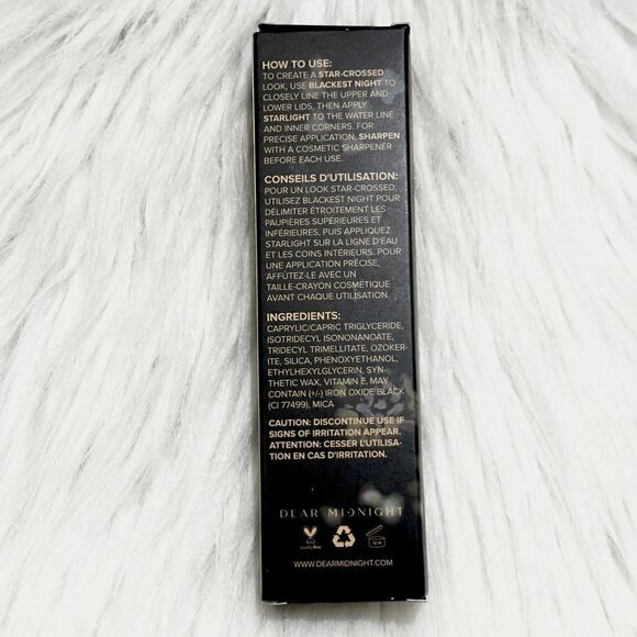 Dear Midnight Atelier Star-Crossed Eyeliner Duo New in Box, One Black One Silver - Picture 3 of 4